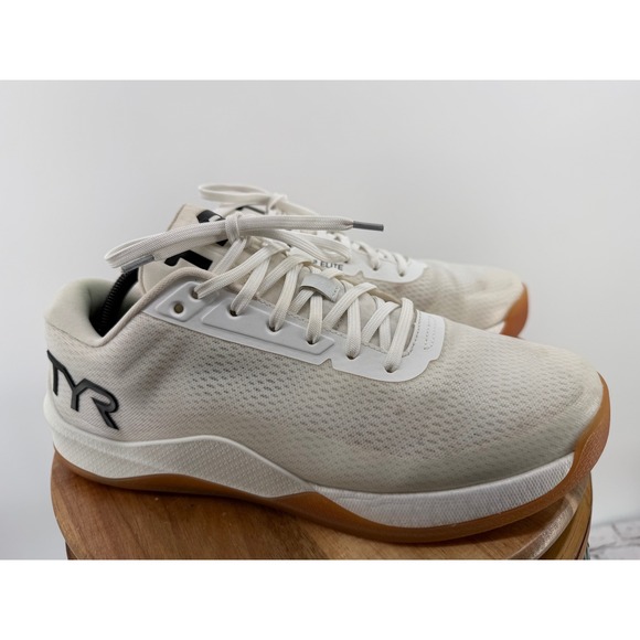 TYR CXT-2 Elite Carbon Training Shoes White Gum Mens 11 Womens 12.5 Sneakers - Picture 3 of 13